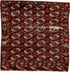 Antique Torkaman Area Rug (3' x 3')